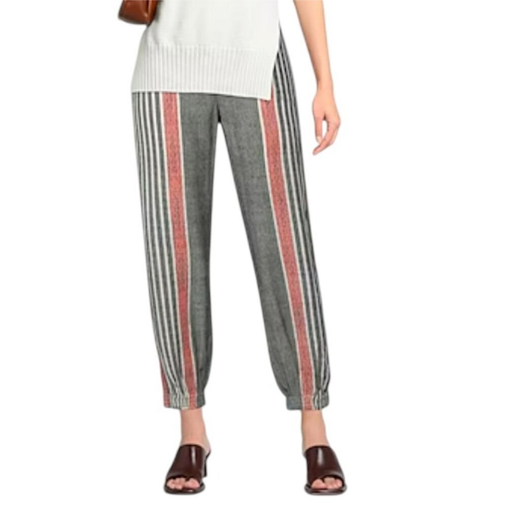 Tory Burch Striped Tweed Ankle Pants